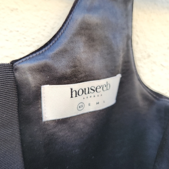 House of CB Flaminia Velvet Corset Top - Picture 7 of 7